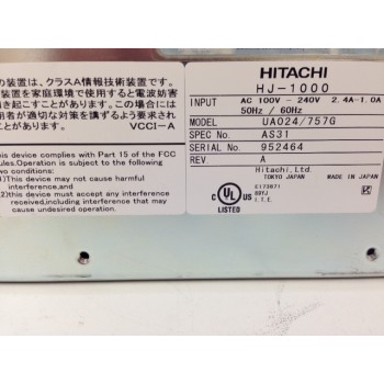 HITACHI HJ-1000 Model Meiden UA024/757G Industrial Computer